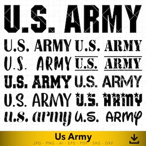 Us Army svg, United States svg, Us Army dxf, Veteran svg, Us Army Vector, Vector File for Cutting and Engraving.
