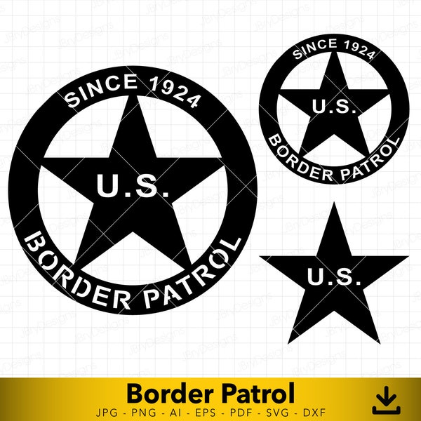 Border Patrol Army Svg - Etsy