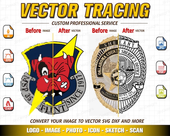 Custom Vectorization Service, Convert Image to Vector, custom svg for cricut, Redraw, Convert to SVG, Vectorize logo, Image to svg and dxf