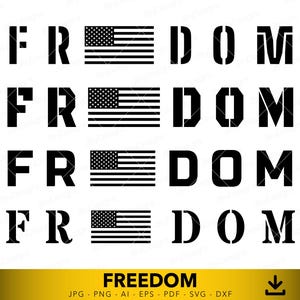 Freedom svg, American Flag svg, Free Country svg, Second Amendment svg, Patriotic svg, Veterans svg, Cricut cut file