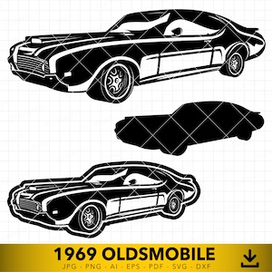 Classic Auto svg, Vintage Car svg, Car Silhouette, Old School Car dxf, Vector File for Cutting and Engraving