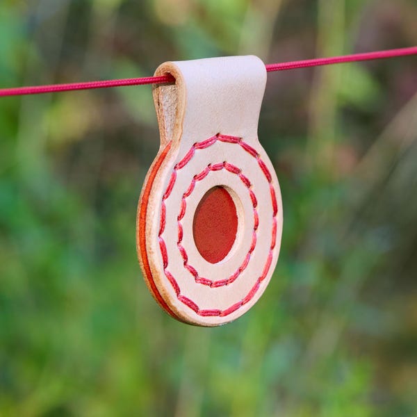 Leather Slingshot Target - 60mm