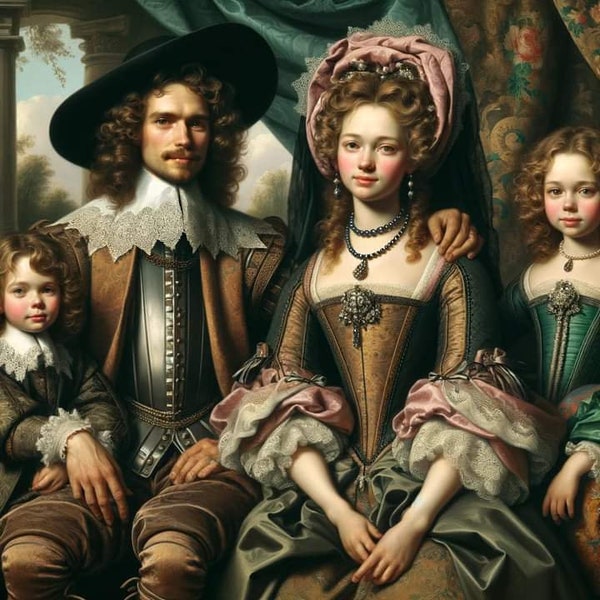 1600s Family Portrait