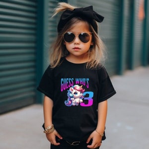Girls personalised Custom age birthday shirt printed kids T shirt girls clothes t shirt gift idea
