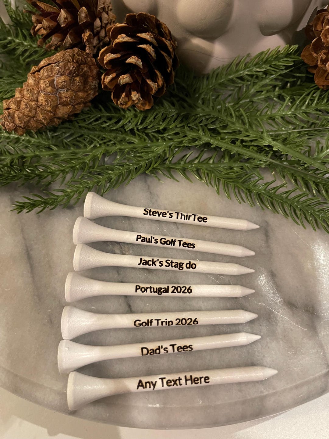 Personalized Engraved Wooden Golf Tees – Custom Golf Gift - Etsy