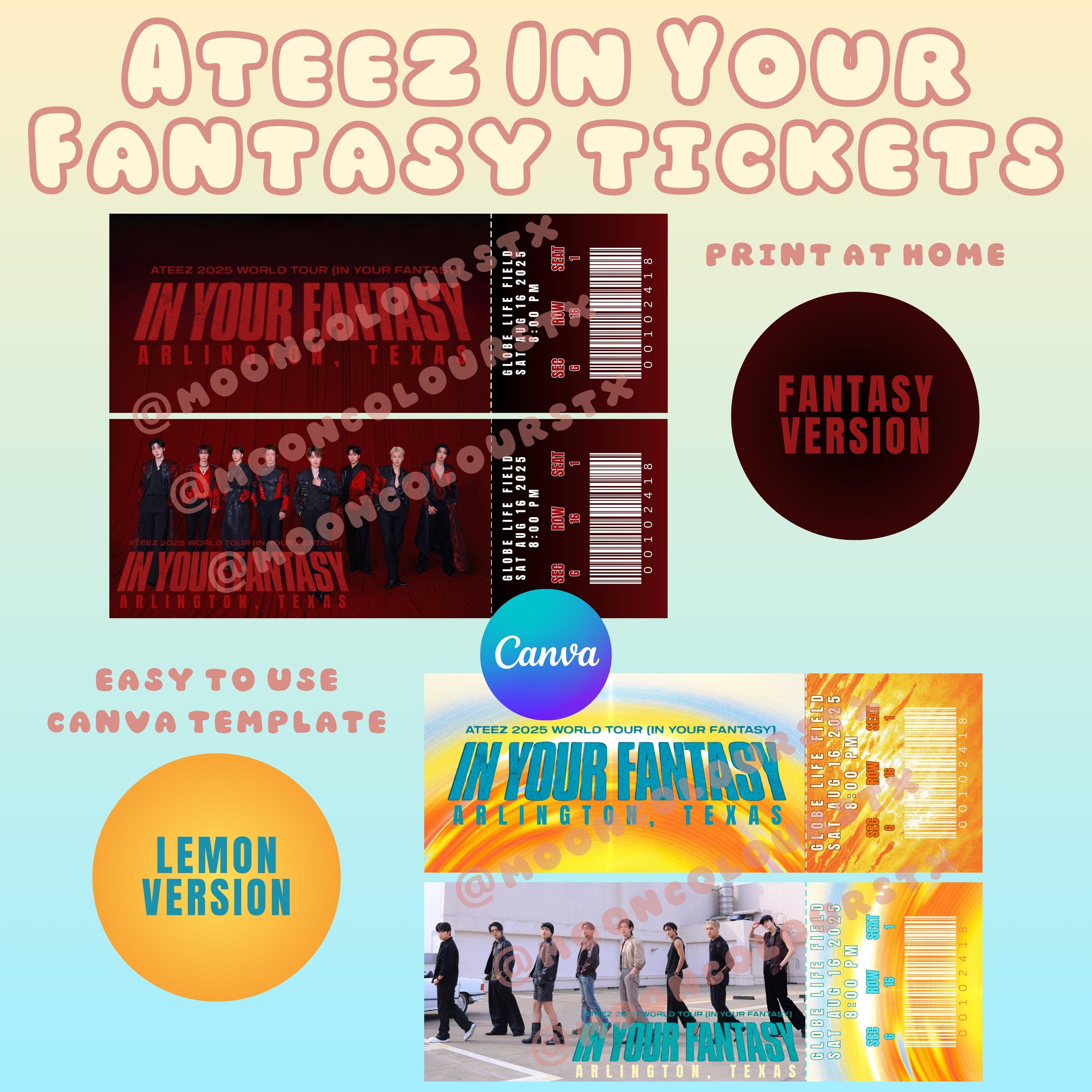 ATEEZ ソンファ IN YOUR FANTASY ポラロイド ステッカー Ateez in Your Fantasy - Etsy