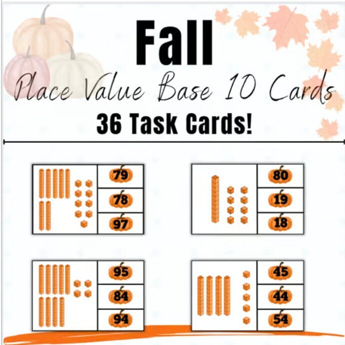Place Value Printable First Grade Math Activity Printable Kindergarten ...