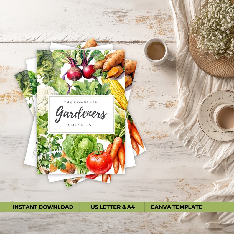Gardeners Checklist Template, Completed Gardening Preparation
