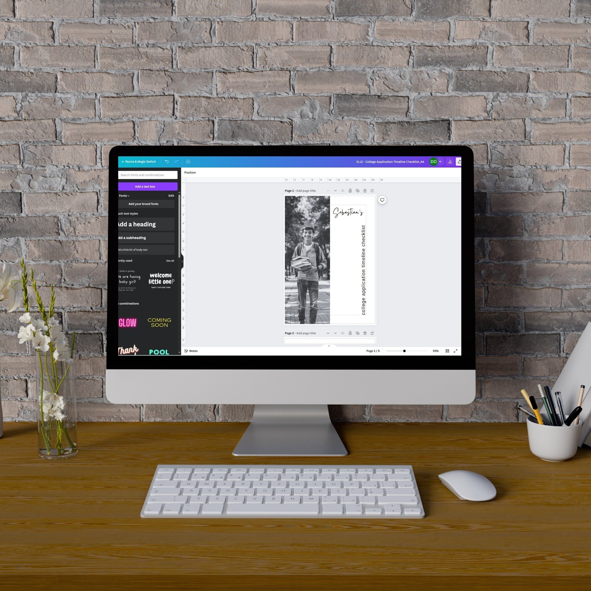 college-application-timeline-checklist-template-teen-visual