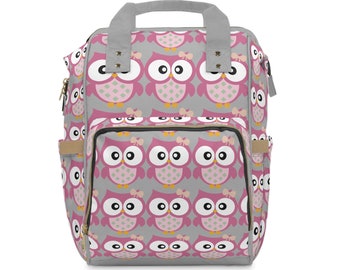 Too Hoo Cute Owl Diaper Backpack