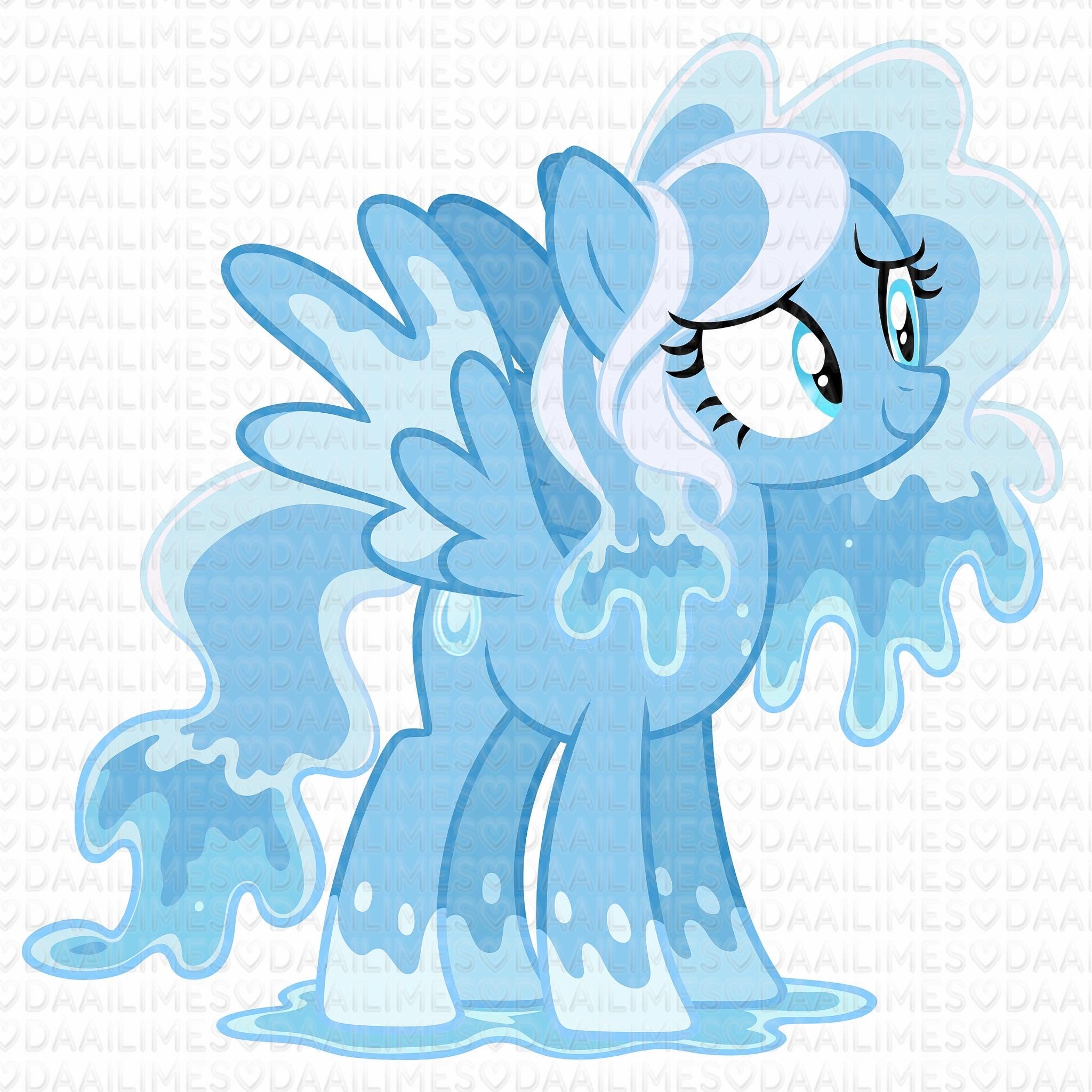 MLP Inspired Water Pony OC | Cute Dripping Pegasus Adoptable | My ...