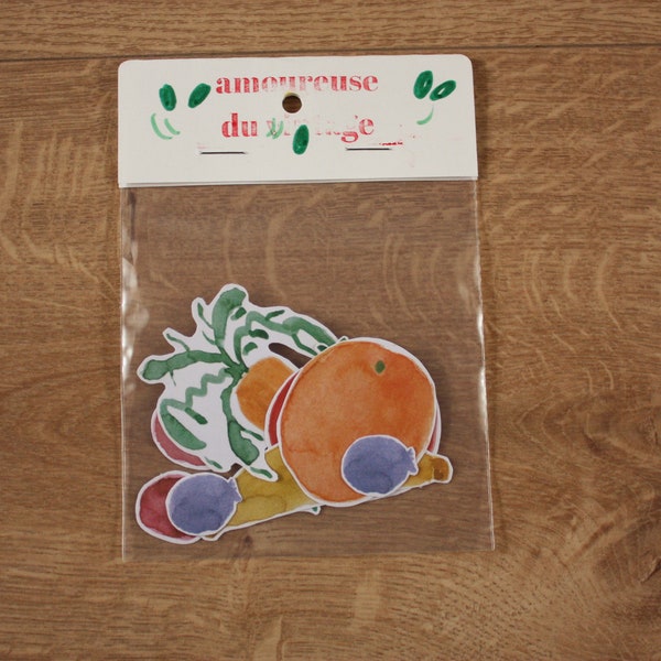 stickers fruit et légumes