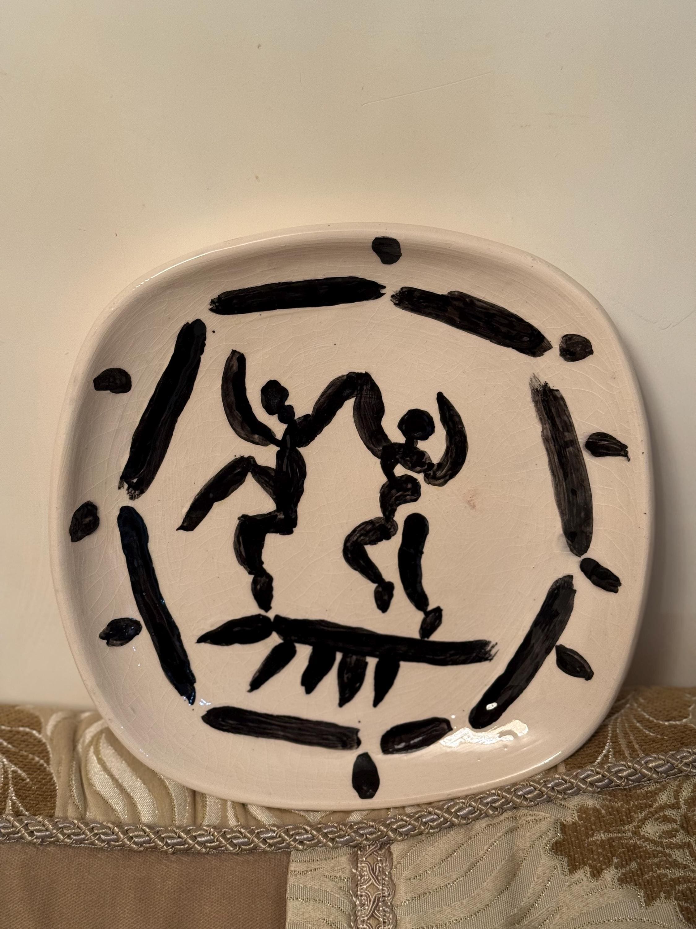 ピカソ　Picasso　お皿　壁掛け　直径約24cm　8枚セット Picasso ceramic plate - Etsy 日本