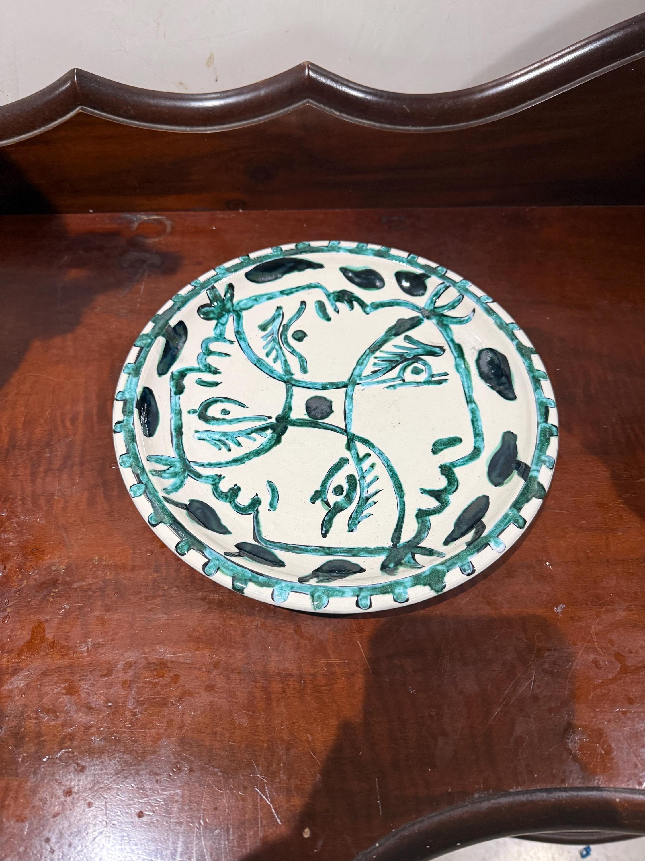 Picasso ceramic plate - Etsy 日本