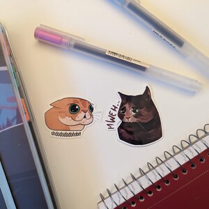 Ensemble d'autocollants de conversation de chat