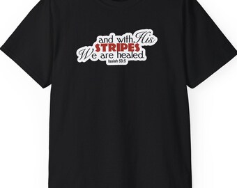 Camiseta unisex de algodón ultra suave inspirada en la fe, camiseta cristiana, camiseta inspiradora, ropa con versículos bíblicos, regalo religioso, ropa informal