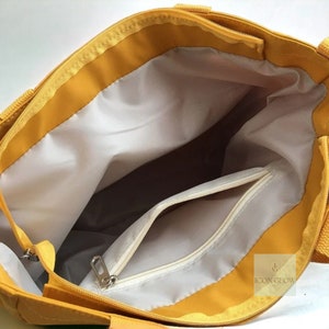 Canvas Basic Uni-tas met grote zakken Dagelijkse draagtas Reizen Grote zak Wasbare Crossbody-schoudertas voor dames Dagelijkse tas Milieuvriendelijk afbeelding 7