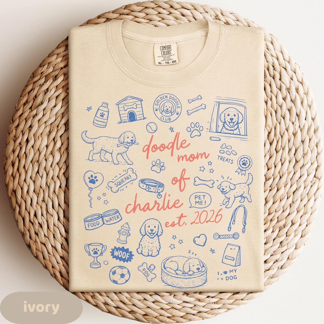 Custom Goldendoodle Mom Shirt Custom Doodle Mama Shirt Personalized ...