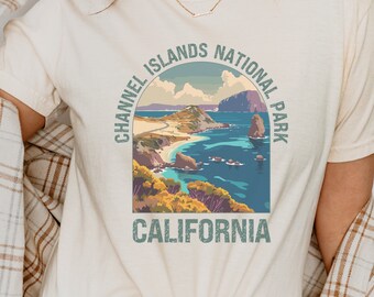 Channel Islands National Park shirt, Channel Islands Park Tshirt, National Parks Tee, California shirt, Vacation travel gifts, Camper gift