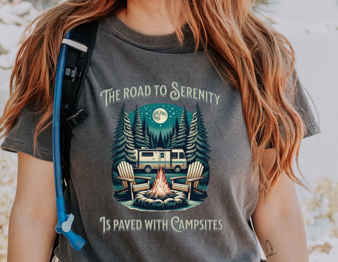 Camping Tshirt for Women, Fun RV Camper Shirt, Ladies Camping Lover Tee ...