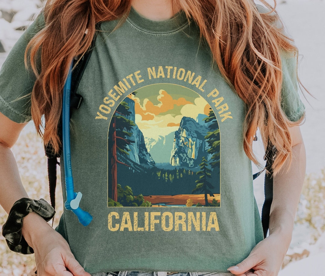 Parcs Nationaux - Californie Yosemite - Imprimé Recto Verso T-Shirt