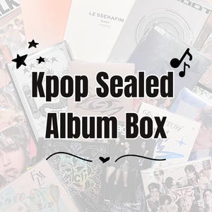 Cesta de regalo de álbum sellado de Kpop REABASTECIDA, caja de Straykids, AESPA, Ive, Seventeen, Ateez, TXT, Enhypen, ZB1, Lesserafim, mercancía de Kpop, linda idea de regalo