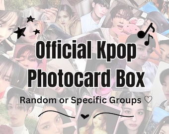 Paquete oficial de photocards de Kpop / Set de regalo de photocards de Kpop para coleccionistas / Stray Kids Ateez Enhypen Seventeen BTS