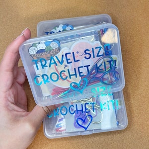 Crochet Kit | Travel Size | Handmade | Tools | Crocheters | Woman Gift | Cute | Customize