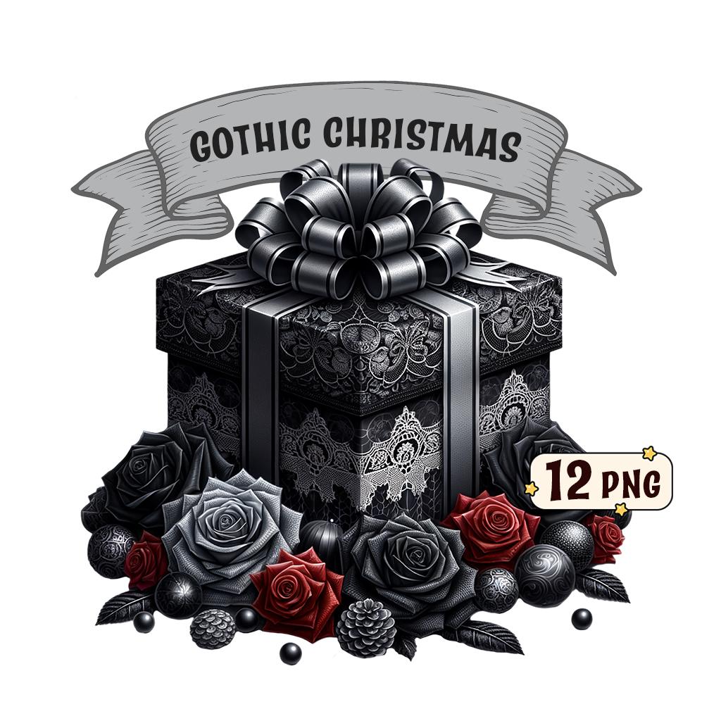 Christmas card gothic witch - Etsy 日本