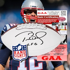 Tom brady autograph - Etsy 日本