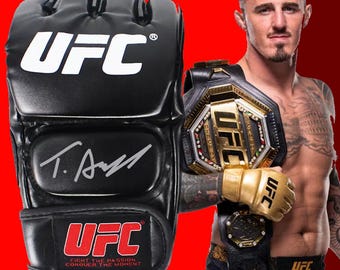 Robbie Lawler Signed Custom USA Glove Inscribed 