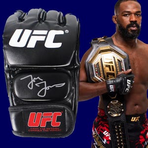 Jon Jones signierte Kampf UFC Kampfhandschuh Erinnerungsstücke Sammlerstück für MMA Fans mit COA