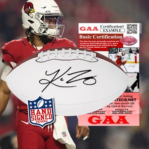 Kyler Murray Autographed NFL Football - Arizona Cardinals Collectible w/COA