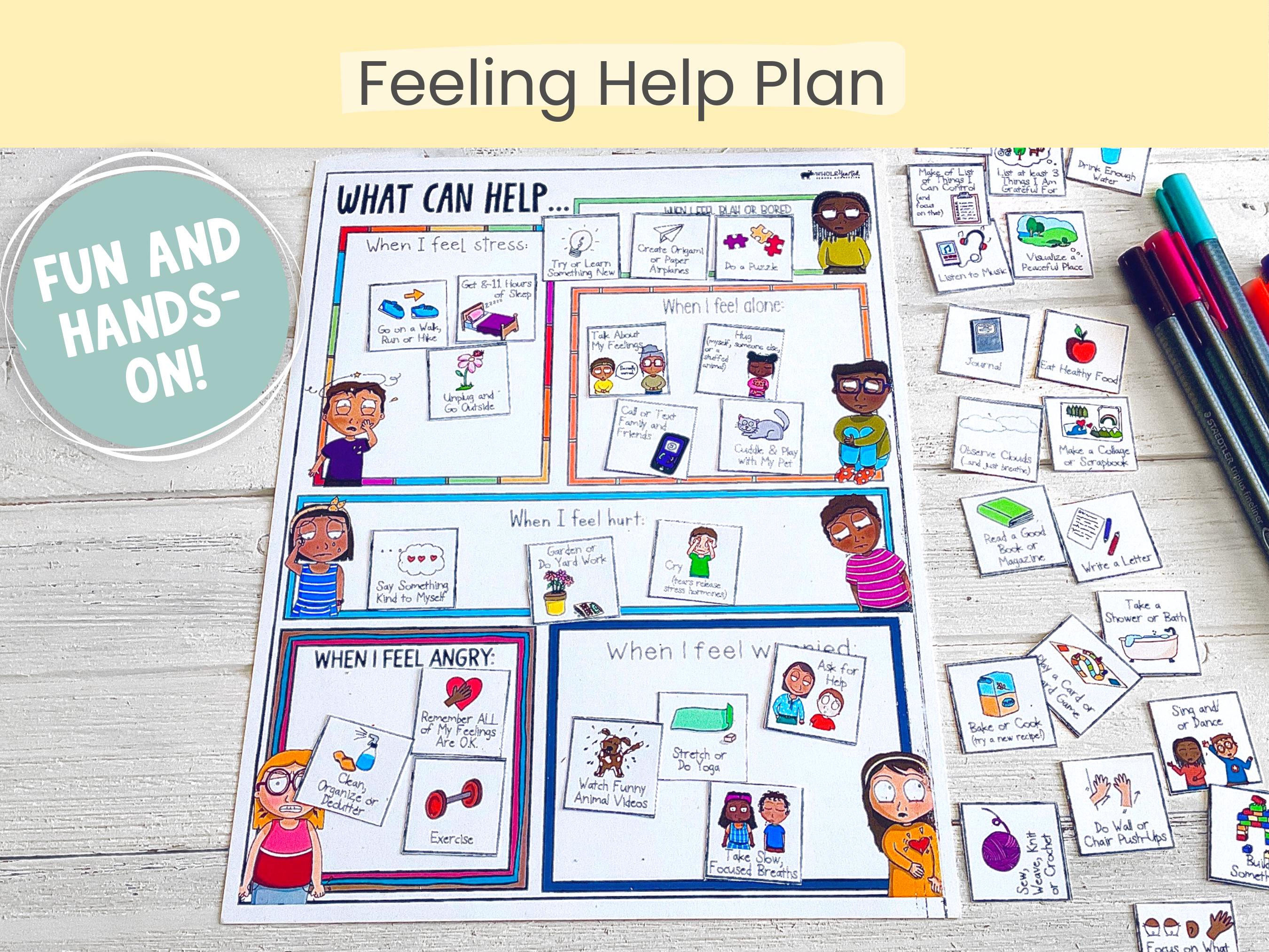 50 Coping Skills for Kids: SEL Activities, Calm Corner (digital Files ...