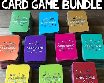 May include: A collection of colorful card games designed to help children learn about social and emotional skills. The games include topics such as coping with grief, self-esteem, getting to know you, feelings, friendship, coping tools, joy and happiness, growth mindset, and anger management.