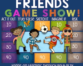 Programa de habilidades de amistad: Lección de aprendizaje socioemocional (Presentaciones de Google y PPT)