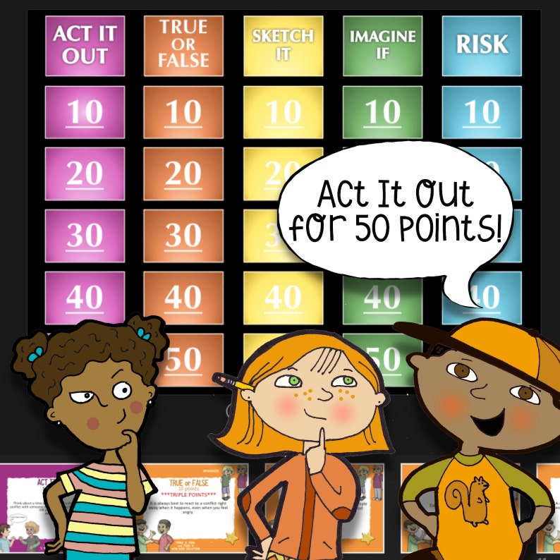 Conflict Resolution Game Show – Social Skills SEL Lesson (digital ...