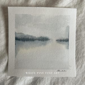 Original Watercolor Landscape Painting | Handpainted Watercolor Small Art | Original Mini Painting | Original Artwork |