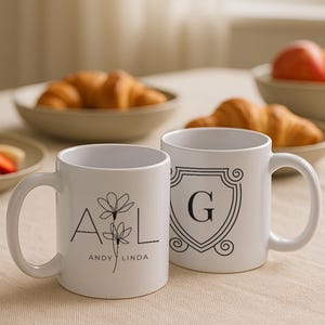 Custom Ceramic Mug, Company Coffee Cups, Coffee Mug, Ceramic Mug, Mug Gift, Housewarming Gift, Custom Name Mug, Tea Mug, Hot Chocolate Mug