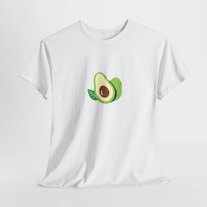 Avocado Tee, Cute Avocado Shirt, Funny Food T-Shirt, Avocado Lover Gift, Green Tee Shirt