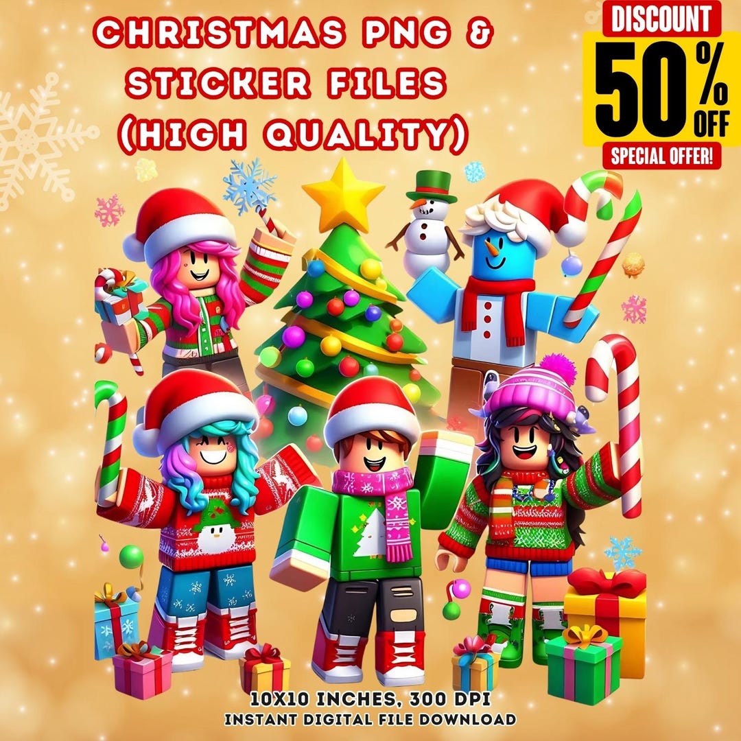 Roblox Christmas Png,kids Png,christmas Shirt Png,merry Christmas Png ...