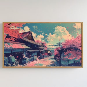 【良好品】 Redwood Japan Vintage Print, Travel Decor, Trail Sunlit 芸術写真