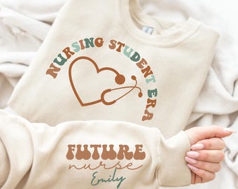 Future Nurse Shirt, Custom Student Nurse Sweatshirt, Future Nurse T-Shirt