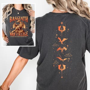 Basgiath War College Book Shirt, Dragon Rider Shirt, Fantasy Bookish Shirt, Book Lover Shirt, Bookworm Shirt, Bookish War Shirt,