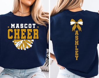 Custom Cheer Sweatshirt, Personalized Cheer Team Name Shirt