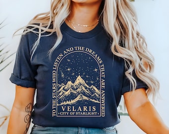 Velaris Sweatshirt, Velaris City of Starlight Shirt, The Night Court Shirt, Merch Shirt, City of Starlight Sweatshirt, City of Starlight Tee