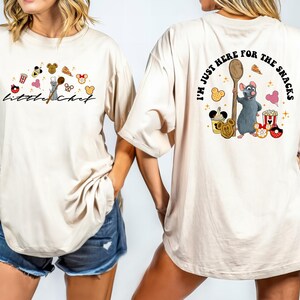 Just Here For The Snack, shirt Little Chef Remy, grappig Disney Ratatouille Chef shirt, Pixar Ratatouille, Remy Gusteau&#39;s Disney Rat shirt,