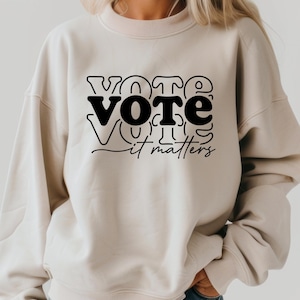 Comfort Colors® Vote Tshirt, 2024 Election Shirt, Voter Tee Shirt, Voting Shirt, Politics Shirt, Election Day Tee, Vote Shirt For Women Men