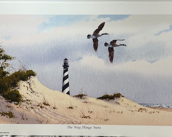 The Way Things Were - giclee lighthouse print by William Redd Taylor