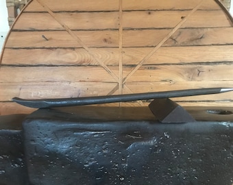 Hand Forged Spud Prybar: 4340 Steel, USA Made